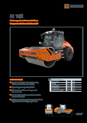 Pojedyncze walce drogowe Hamm H 16i