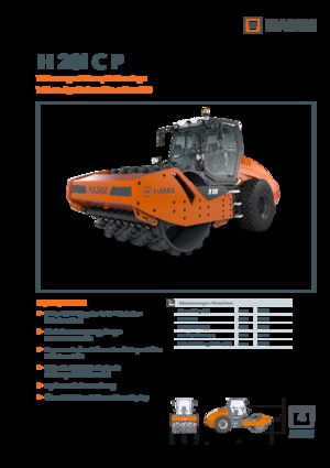 Pojedyncze walce drogowe Hamm H 20i C-P