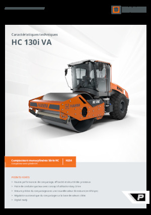 Pojedyncze walce drogowe Hamm HC 130i VA