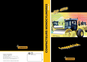 Pojedyncze walce drogowe Lebrero Rahile X 4