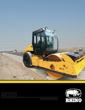 Pojedyncze walce drogowe RHINO RC70