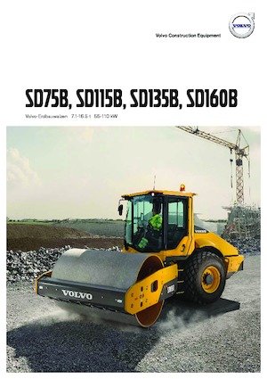 Pojedyncze walce drogowe Volvo SD135B