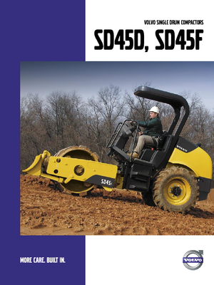 Pojedyncze walce drogowe Volvo SD45F