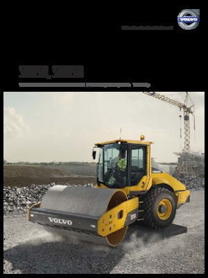 Pojedyncze walce drogowe Volvo SD75B