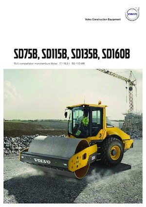 Pojedyncze walce drogowe Volvo SD75B