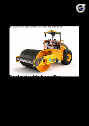Pojedyncze walce drogowe Volvo SD110 
