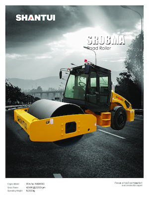 Pojedyncze walce drogowe Shantui SR08MA 
