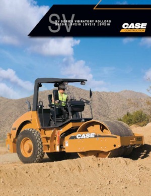 Pojedyncze walce drogowe Case SV210