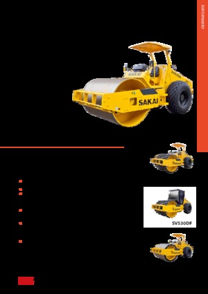 Pojedyncze walce drogowe Sakai SV530T