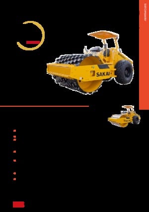 Pojedyncze walce drogowe Sakai SV620T 