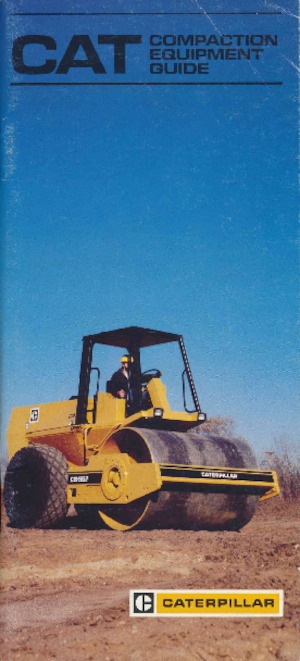 Pojedyncze walce drogowe Caterpillar TSM-54