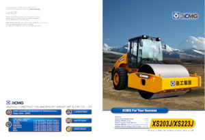 Pojedyncze walce drogowe XCMG XS203J