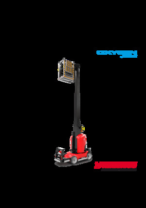 Kołowe platformy robocze z masztem pionowym Manitou V'Air 23