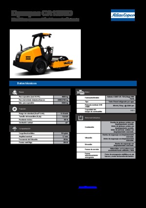 Pojedyncze walce drogowe Dynapac CA 1300 D