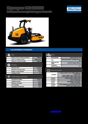 Pojedyncze walce drogowe Dynapac CA 1300 D