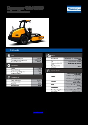 Pojedyncze walce drogowe Dynapac CA 1300 D