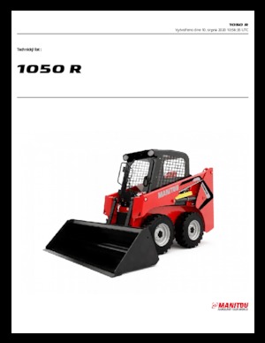 Ładowarki o sterowaniu burtowym Manitou 1050R