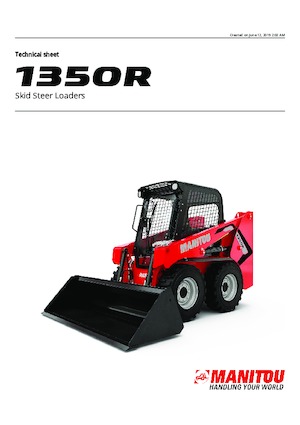 Ładowarki o sterowaniu burtowym Manitou 1350R