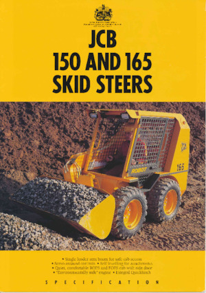 Ładowarki o sterowaniu burtowym JCB 150