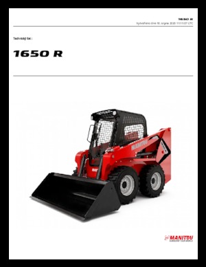 Ładowarki o sterowaniu burtowym Manitou 1650R