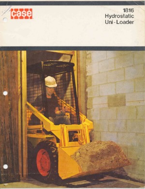 Ładowarki o sterowaniu burtowym Case 1816 