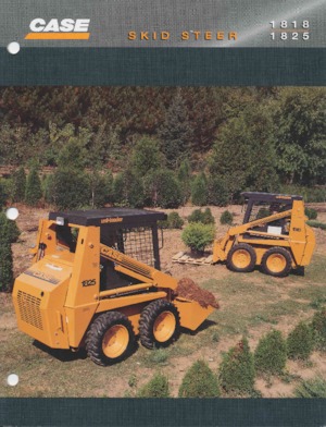 Ładowarki o sterowaniu burtowym Case 1825 