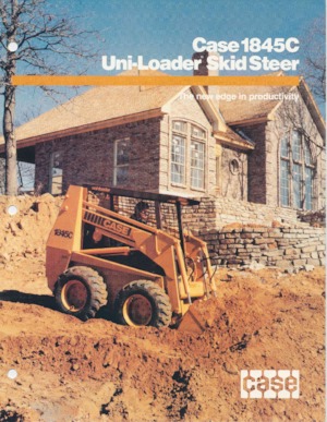 Ładowarki o sterowaniu burtowym Case 1845C 