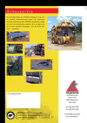 Ładowarki o sterowaniu burtowym Mustang 2012