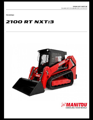 Ładowarki o sterowaniu burtowym Manitou 2100RT NXT:3