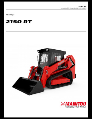 Ładowarki o sterowaniu burtowym Manitou 2150RT