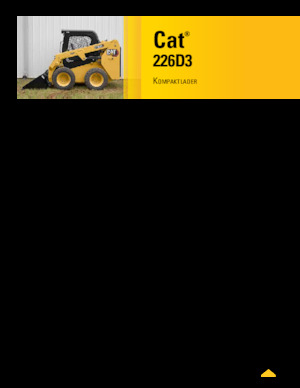 Ładowarki o sterowaniu burtowym Caterpillar 226D Series 3