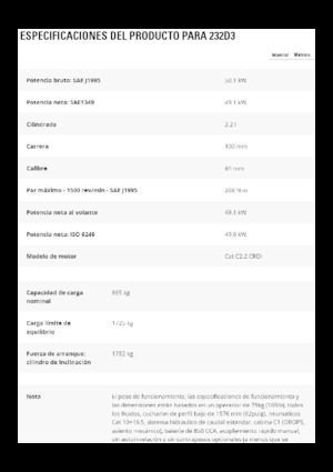 Ładowarki o sterowaniu burtowym Caterpillar 232D3