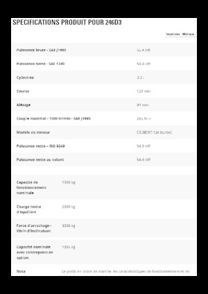 Ładowarki o sterowaniu burtowym Caterpillar 246D3