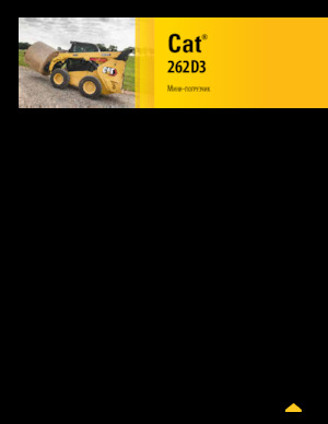 Ładowarki o sterowaniu burtowym Caterpillar 262D Series 3