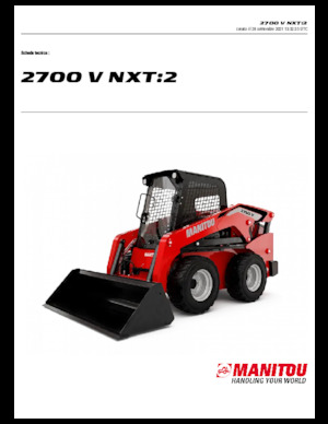 Ładowarki o sterowaniu burtowym Manitou 2700V NXT:2