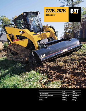 Ładowarki o sterowaniu burtowym Caterpillar 277 B