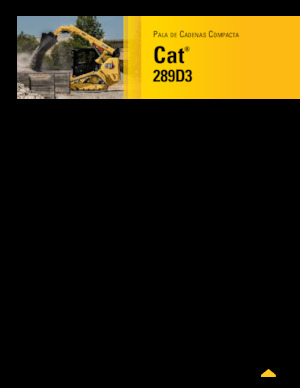 Ładowarki o sterowaniu burtowym Caterpillar 289D Serie 3 Deltalader
