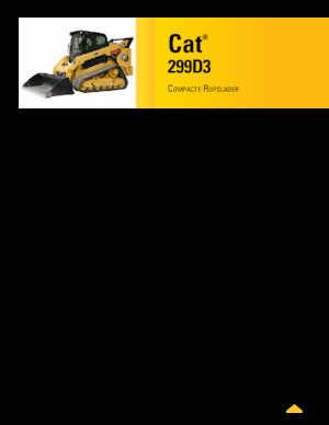 Ładowarki o sterowaniu burtowym Caterpillar 299D Serie 3 Deltalader