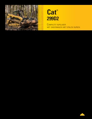 Ładowarki o sterowaniu burtowym Caterpillar 299D2