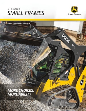 Ładowarki o sterowaniu burtowym John Deere Construction 316GR