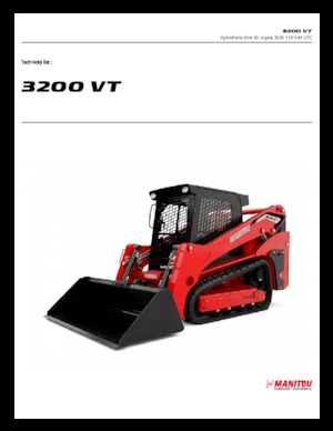 Ładowarki o sterowaniu burtowym Manitou 3200VT