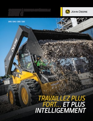 Ładowarki o sterowaniu burtowym John Deere Construction 330G