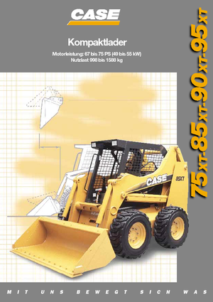 Ładowarki o sterowaniu burtowym Case 75 XT