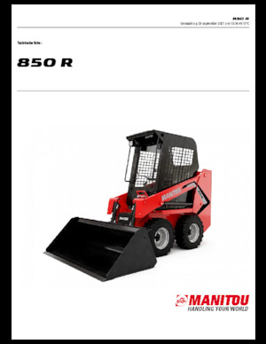 Ładowarki o sterowaniu burtowym Manitou 850R