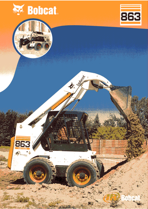 Ładowarki o sterowaniu burtowym Bobcat 863 G H