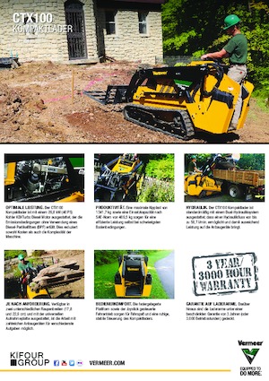 Ładowarki o sterowaniu burtowym Vermeer CTX100