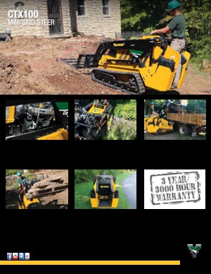 Ładowarki o sterowaniu burtowym Vermeer CTX100