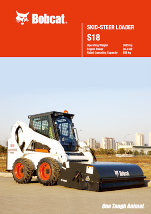 Ładowarki o sterowaniu burtowym Bobcat Earthforce S18