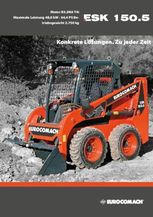 Ładowarki o sterowaniu burtowym Eurocomach ESK 150.5