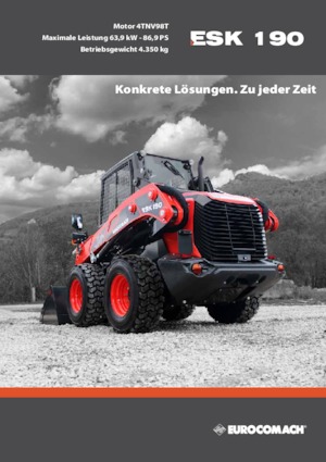 Ładowarki o sterowaniu burtowym Eurocomach ESK 190